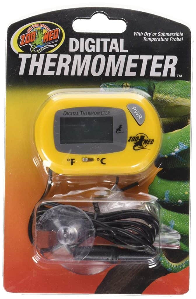 thermometer for hedgehogs heated cage