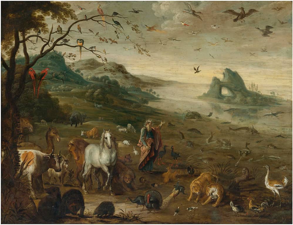 picture of God Creating the Animals of the World by Izaak van Oosten