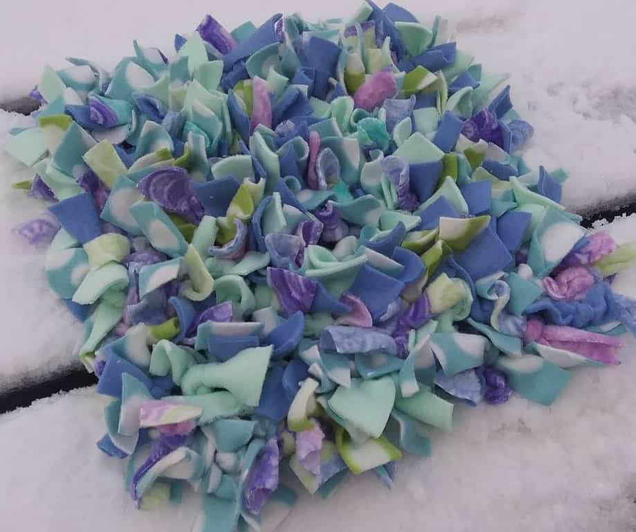 snuffle mat to encourage their natural rooting and foraging instincts